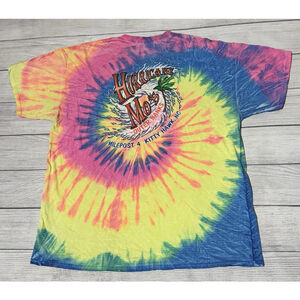 Gildan Hurricane Mo’s Bar And Grill Outer Banks Tie Dye T Shirt XL 100% Cotton